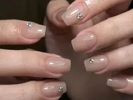現金のみ🎀自爪新規オフ無料🎀ワンカラーにストン20粒までつけ放題