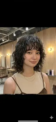 似合わせパーマ（カット込み）＋超音波トリートメント🐏☁️