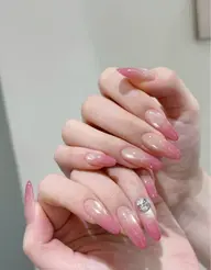 💗 じゅわ〜とカラーグラデーション+長さだし10本/パーツ2個プレゼント