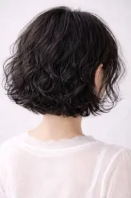 【雰囲気を変えたい→ニュアンスパーマ】カット+コールドパーマ+髪質改善Tr