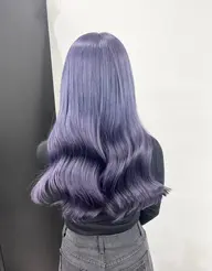 【人気NO,2】💜寒色にしたい方必見👀ケアブリーチ1回➕寒色カラー💙(メンズ大歓迎✨)