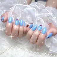 【オフなし】ワンカラー🍬🫧 爪に優しい削らないジェルを使用🌟
