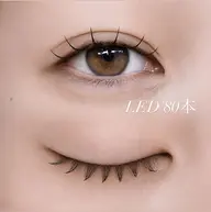 ☆まつ毛エクステ☆ LEDフラットラッシュ80本(コーティング仕上げ込)価格7100円→4400円(税込)
