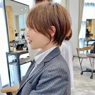 【✨垢抜けハイトーン✨】カット+ケアブリーチ+透明感カラー💎 【✨ショート限定✨】【💕40%OFF💕】
