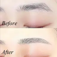 学割U24🎓《ナチュラル眉🌱》美眉アイブロウWAX+間引き (メイク込) ¥4500