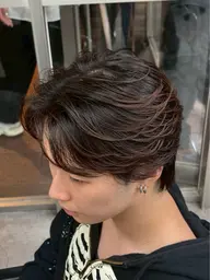 【韓国風毛流れ🔥】ニュアンスパーマ＋メンズカット