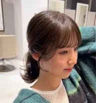 前髪+顔まわりcut+2stepトリートメント✨