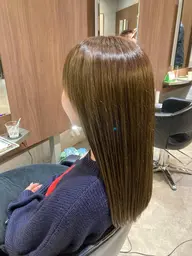 [ヘアカラー]シャンプーブロー込み minimo限定トリートメント付！