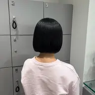 ボブカット+炭酸シャンプー