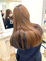 【髪質改善&色持ちUP⭐️】カット＋カラー＋髪質改善Aujua4stepトリートメント