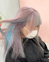 ☆インナープラチナブリーチ+インナーカラー+全体カラー+IST2step tr