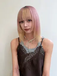 【ブリーチ込】デザインカラー💥♡+2stepアミノ酸トリートメント🫧