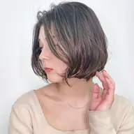 ≪くせ毛風ナチュラル≫ボブパーマがオススメ➰🤍似合わせカット+コスメパーマ+選べるトリートメント🤍¥5962