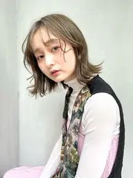 【ご新規様限定＊頭皮マッサージ付＊10代20代限定】透明感カラー+スチームTR