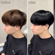 🐦⬛明るくできる黒染め⚫️就活・面接前に‼️黒染めじゃない黒染め/ブリーチで元に戻る黒染め/一時的な黒染め