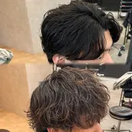 メンズカット、MIXパーマ