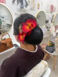 和髪ヘアセット