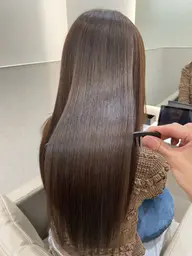 カット🫧+髪質改善カラー✨+超音波3stepトリートメント¥11900
