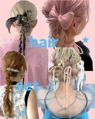 ケアブリーチ1回&ヘアアレンジ🫧💘