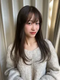 ✨〖髪を傷ませにくい施術〗透明感ケアカラー+似合わせカット+髪質改善TR🪄