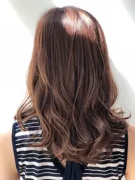 カット+巻き髪風、低ダメージでしっかりもっちり低温デジタルパーマ+スチームトリートメント🧖♀️