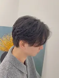 【メンズ限定】カット+シングルカラー+ニュアンスパーマ