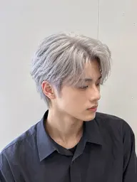 【minimo限定】mens cut + ブリーチ込みダブルカラー +2stepトリートメント🌱