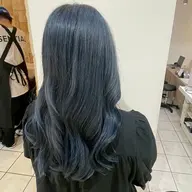 【韓国風カラー✨】ブルーブラック❄️ワンカラー