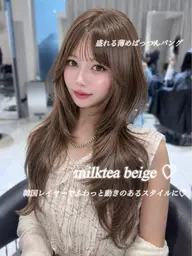 【🏝️8月限定🌻】似合わせ小顔カット＋プレミアムケアカラー＋カシミヤトリートメント🤍