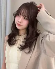 【♡赤みが気になる方へ♡】前髪顔まわりカット➕透明感カラー➕1step♪トリートメント🫧🫧