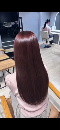 艶カラー + ケアトリートメント