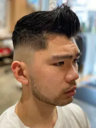 【平日限定】MENSカット+シャンプーフェードcutも可　Jr.スタイリストが担当　最後はトップスタイリストがチェック