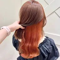 隠れたカラーが可愛い💕インナー🌈×うるつやトリートメント🫧