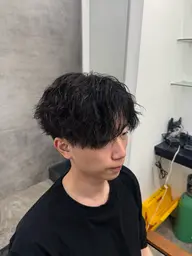 カット+「黒染め」
