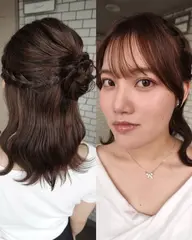 🎀【ヘアセット+フルメイク】大切な1日を彩るヘアメイク🎀