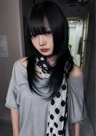 ウルフ・ハッシュカット＋3ステップトリートメント ￥7000