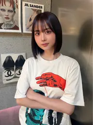 【👧🏻ミディアム限定👧🏻ワンカラー、トーンダウンモデル💖】透明感艶カラー✨️