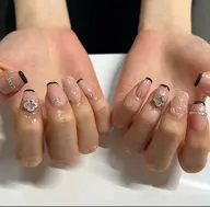 自爪10本デザイン + フットネイル