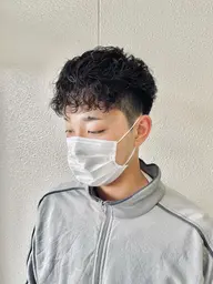 ▪️メンズのお客様限定❕13%OFF▪️メンズカット+パーマ(スパイラル/ツイストなど)+眉カット付き
