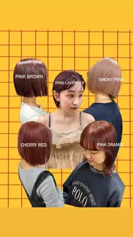 【🌈1番人気暖色カラー🌈】カット➕美髪ケアカラー➕メンテナンスtreatment✨️