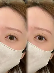 🐬アイブロウスタイリング(間引き込)＆ラッシュリフト(変更可)🐬【眉wax&まつパ】
