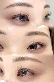 上まつ毛パーマ×美眉スタイリング