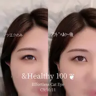 《マツエク×まつぱ》&Healthyナチュラルコース80〜100本【初回オフ無料🌼】