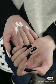 【チップジェル長さ出し】【バーチャルフレンチorガラスフレンチ】