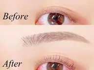 学割U24🎓《ナチュラル眉🌱》美眉アイブロウWAX＋間引き (メイク込) ¥4500