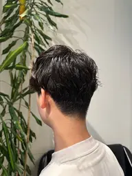 メンズカット、パーマ