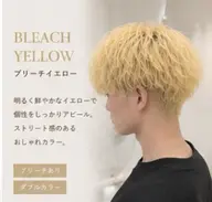 【メンズ限定 ケアブリーチ込み】 ダブルカラー(ホワイト/ブロンド)