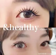 最新技術🎀LED+【&healthyアンドヘルシー】まつげパーマ+LEDマツエク100本👏👏