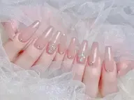 人気NO.2🦀️🦀️チップ長さだし+持ち込みデザイン(デザイン、パーツ2本まで)9980