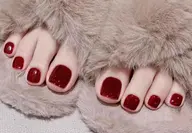 👣フット⭐️ワンカラー/ラメグラテンション【2級持ち研修】